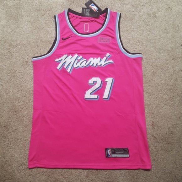 miami heat pink jersey